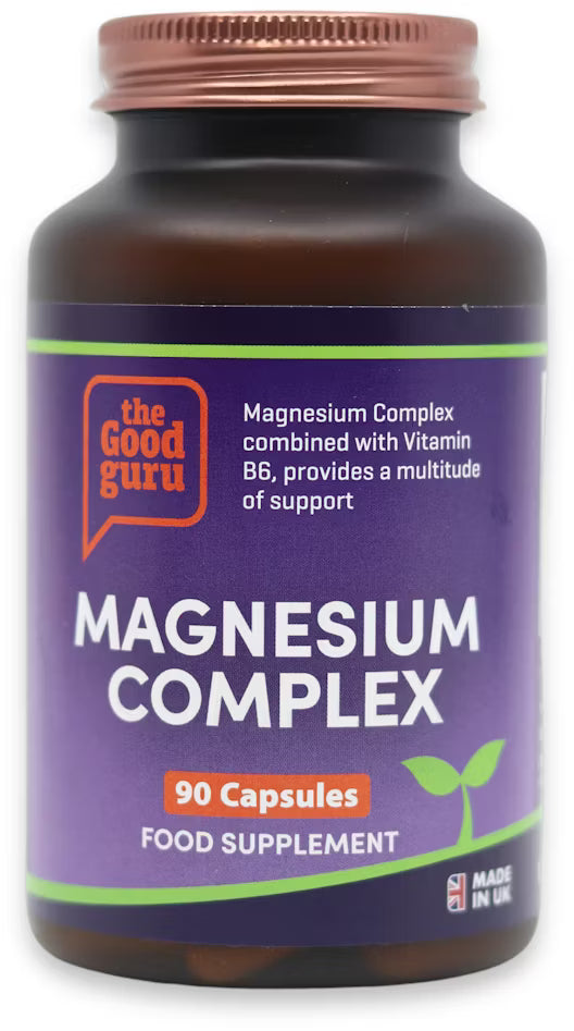 Magnesium Complex Capsules 90 – Muscle, Nerve & Energy Support | With Vitamin B6