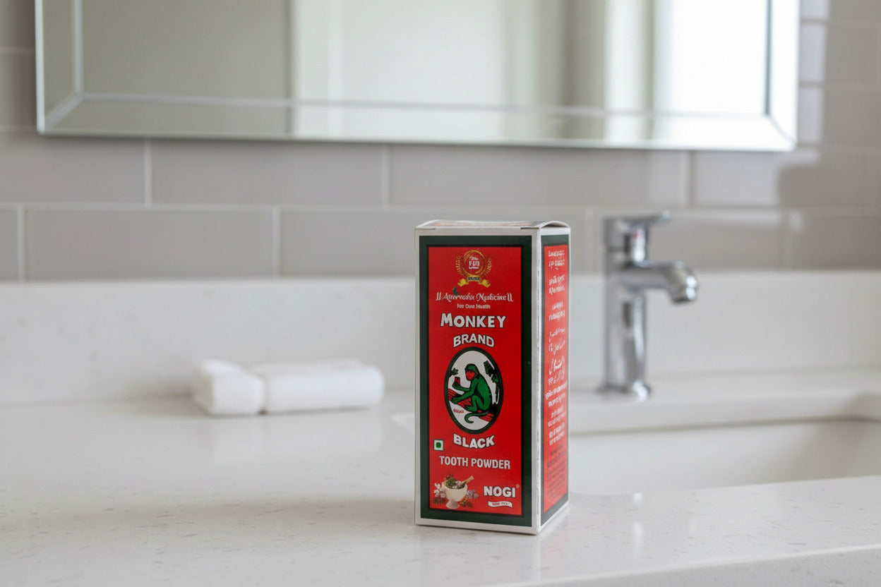Monkey Brand Black Tooth powder 200 gm