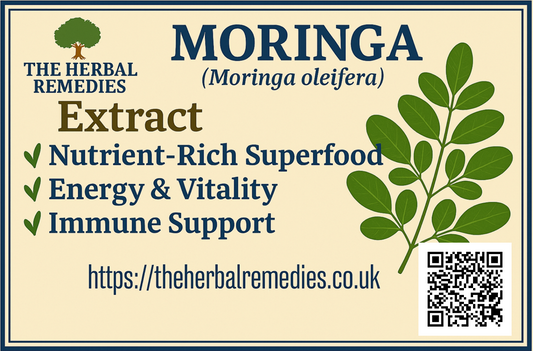 Moringa extract - 50g  contains vitamins, minerals, amino acids, and antioxidants