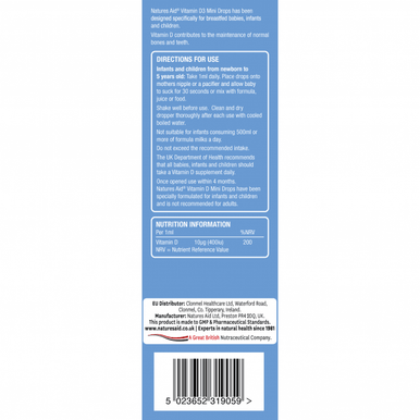 Mini Drops Vitamin D - 50ml