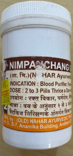 neem, Nimpanchang Ghanvati 100 tablets