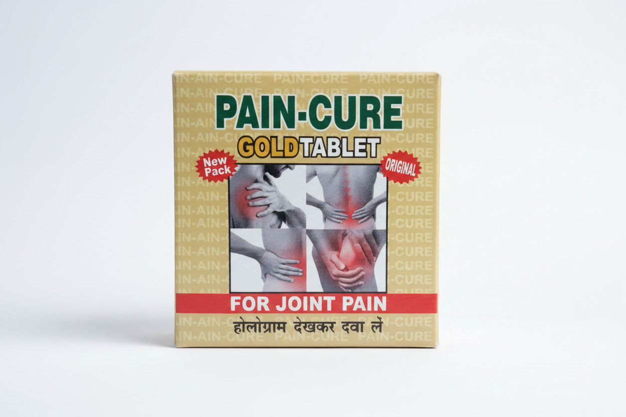 Pain Cure Gold tablets Quick and Effective in Rheumatiod, Gouty, Arthritis & Sciatica Pain