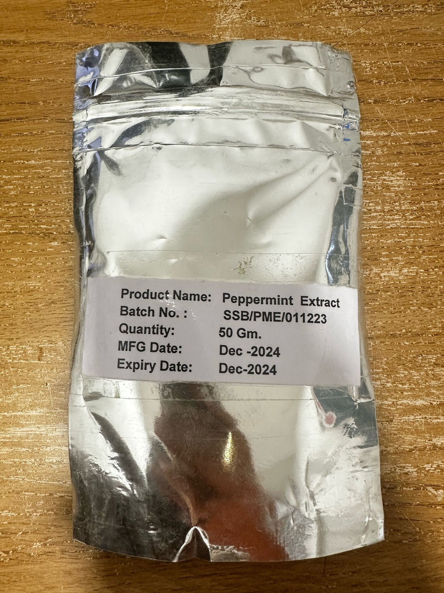 Peppermint Extract (Mentha piperita) - 50g powder