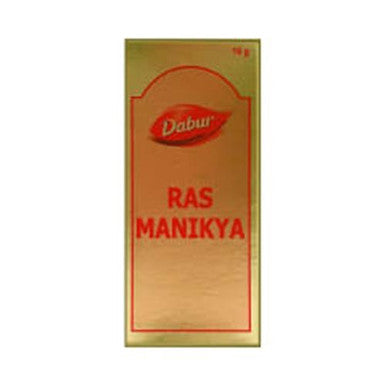 Manikya ras manikya dabur 10gm rejuvenating tonic improves strength, stamina and energy