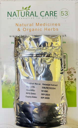 RATAN JOT ALKANET ALKANNA TINCTORIA RATANJOT RATANJYOT extract 50grams Powder
