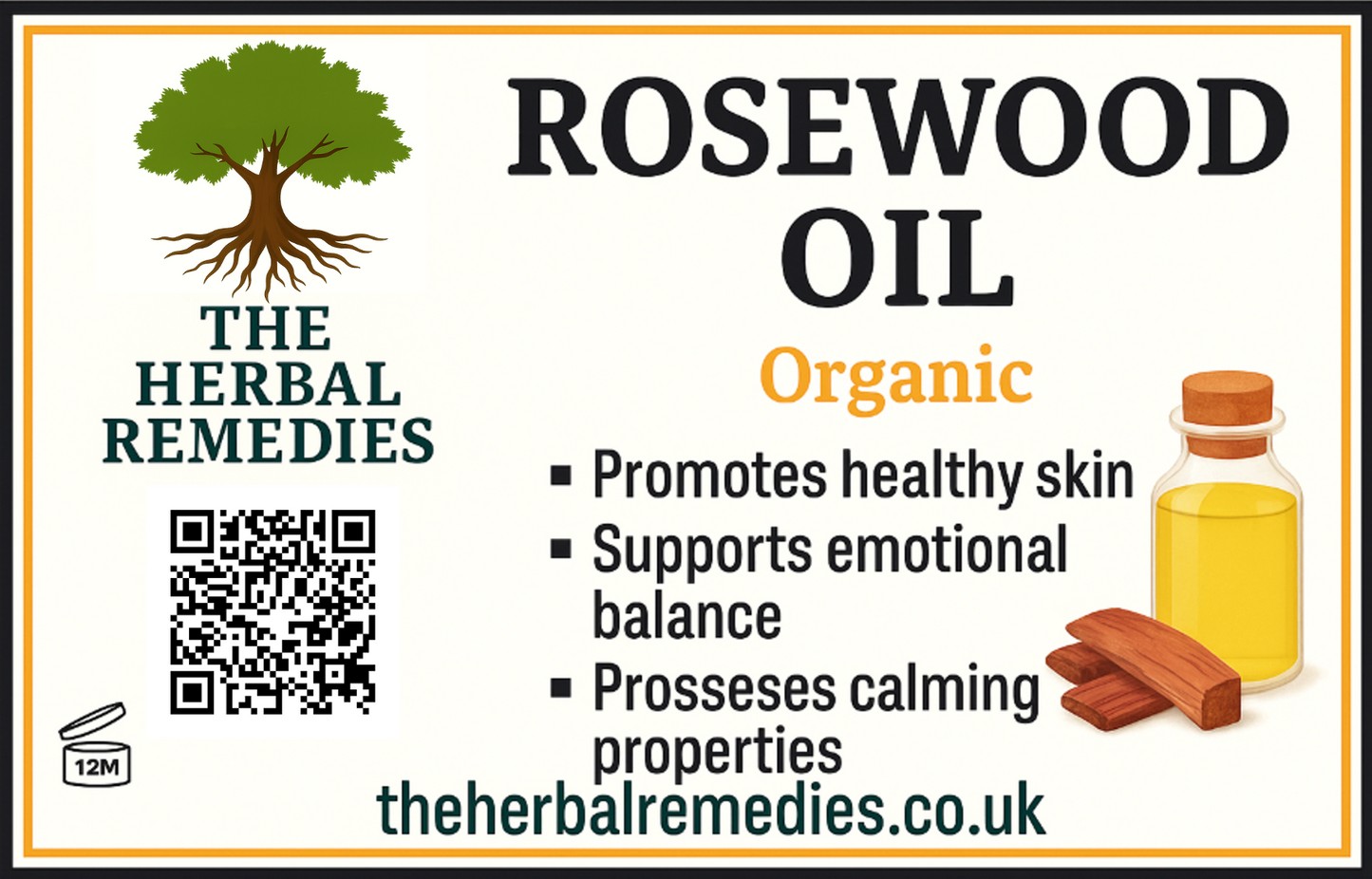 organic rosewood oil