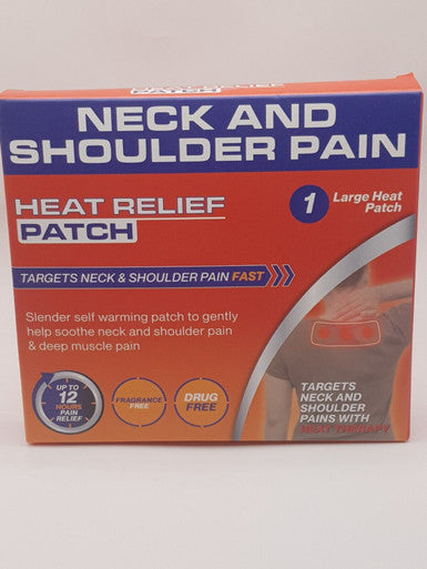 Heat Relief Patch For Neck and Shoulder Pain (1 Large Heat Patch)