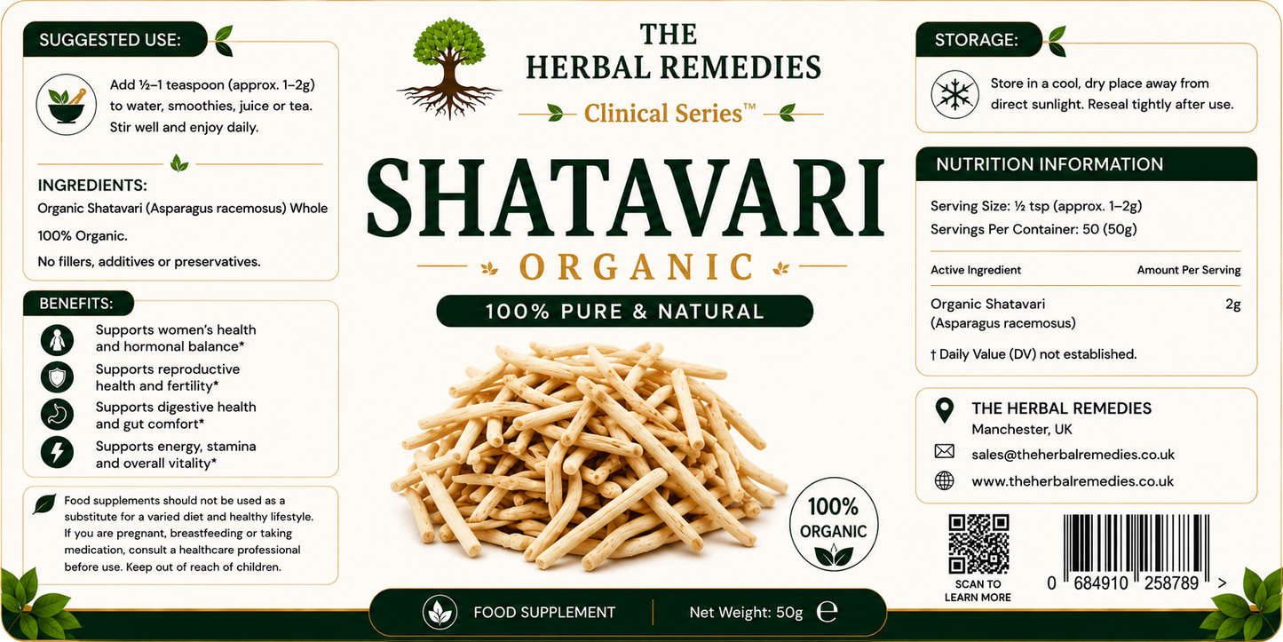 Shatavari Root (Asparagus racemosus)–Women’s Wellness & Vitality Support