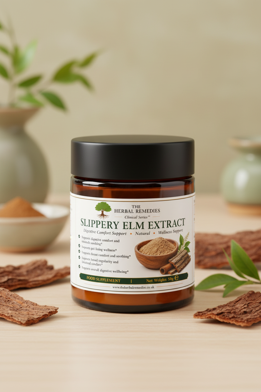 Slippery Elm Extract | Digestive Health, Gut Comfort & Throat Support