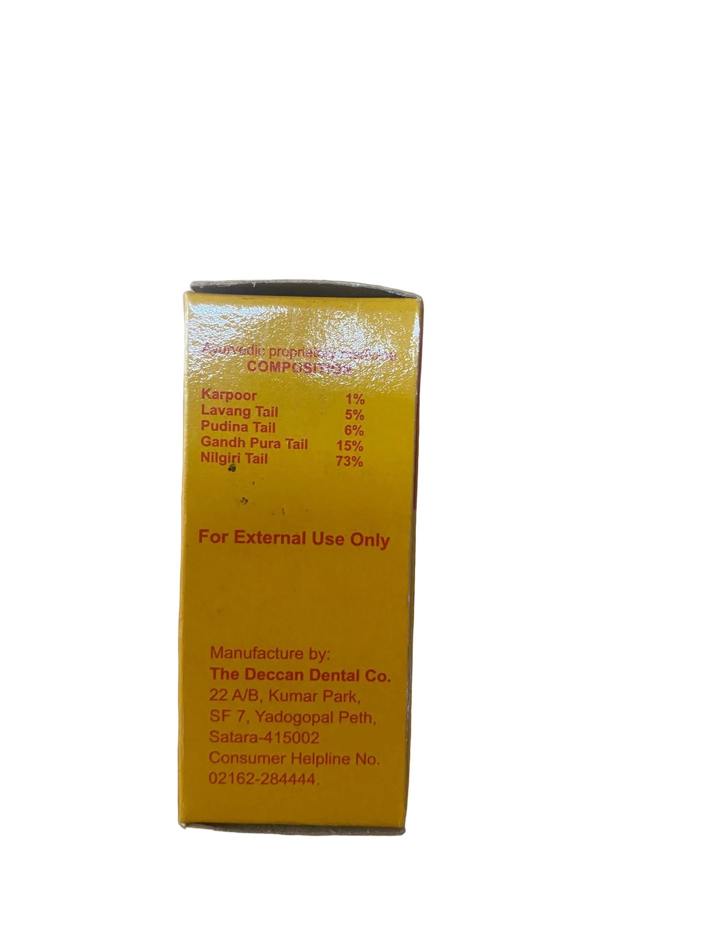 Tooth Correct Oil – Fast Relief from Toothache (7 ml)