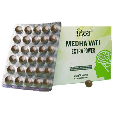 Medha Vati Extra Power for anxiety depression fatigue  120 Tablets
