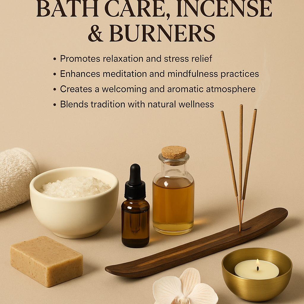 Bath Care , Incense and burner