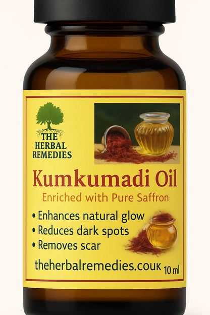 Organic Kumkumadi with Saffron Oil  50ml glass dropper bottle