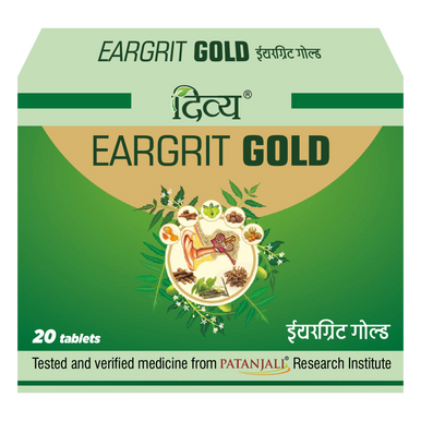 Eargrit Gold 20 Tab for Inflammation of Internal Ear & Earache