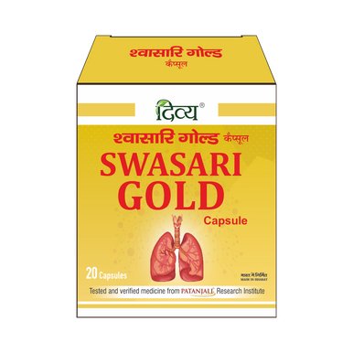 Swasari Gold Capsule shortness of breath and prevent lung infections, fibrosis and excess phlegm