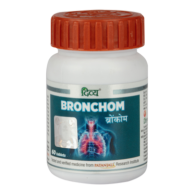 Bronchom 60 Tab Useful in cough, cold, asthma & bronchitis