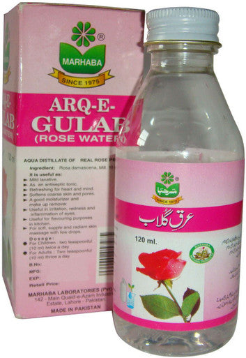 Arq gulab   laxative antiseptic soft skin pores makeup remover