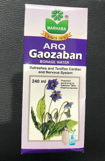 Borage Water Arq Gaozaban Gawzaban 240ml