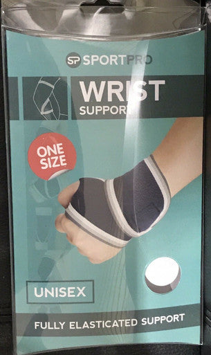 Wrist support, Fully elasticated support unisex for stress injuries sprains x 1