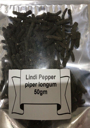 organic Whole Lindi Pipper Pepper, Piper Longum 50g