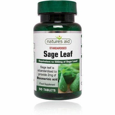 Sage Leaf Garden Sage leaves  Salvia Officinalis 90 tablets 2mg  rosamarinic aci