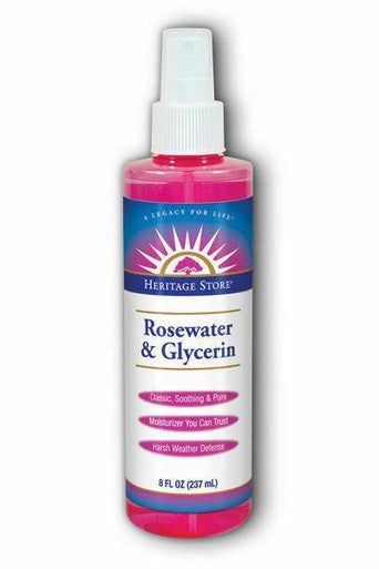 Rosewater & Glycerin With Atomizer Spray Rose 240ml Heritage Store