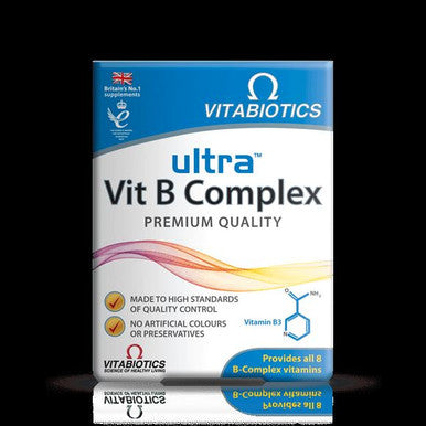 Vitamin B Complex 8 B complex Vitamins - 60 Tablets Ideal for vegans, vegetarian