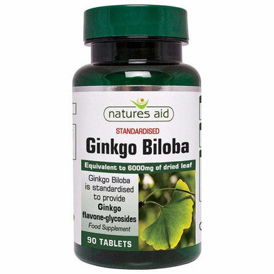 Ginkgo Biloba, Ginko biloba 6000mg For Memory - 90 .tablets Suitable for vegetarians and vegan