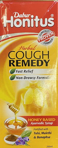 Honitus - Herbal Cough Remedy Fast Relief Ayurvedic Syrup 200ml