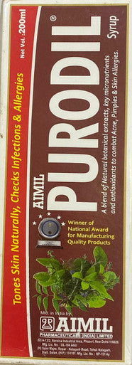 Purodil syrups fights acne and pimples fast blood purifier 100ml