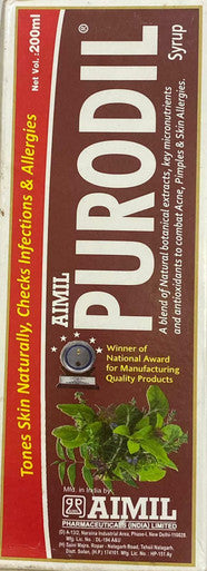 purodil syrups fights acne and pimples fast blood purifier 200ml