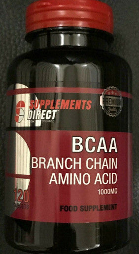 branch chain amino acid 1000mg food suppliment 120 tablets