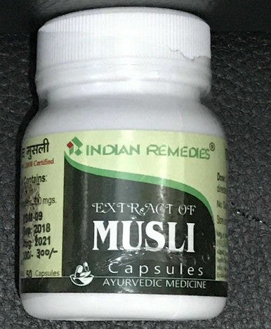 Extract of musli Herbal supplement for men stamina vitality energy 50 cap