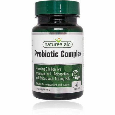 Probiotic Complex Bifidus and FOS 2 billion live organisms of L. Acidophilus