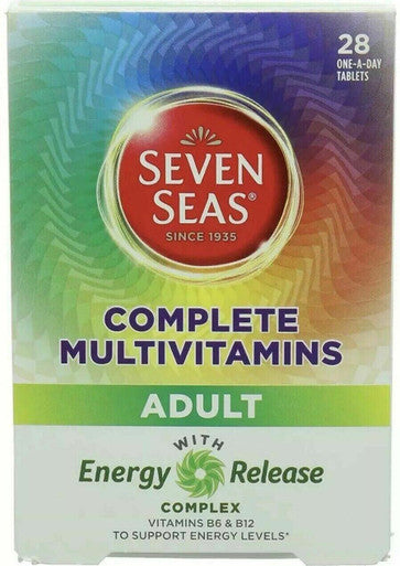 Seven Seas Complete Multivitamins Adult Energy Release Vitamin B6 &B12 Tablets