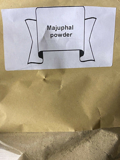 Majuphal powder  oak gall  majoophal  manjakani - QUERCUS INFECTORIA 100g