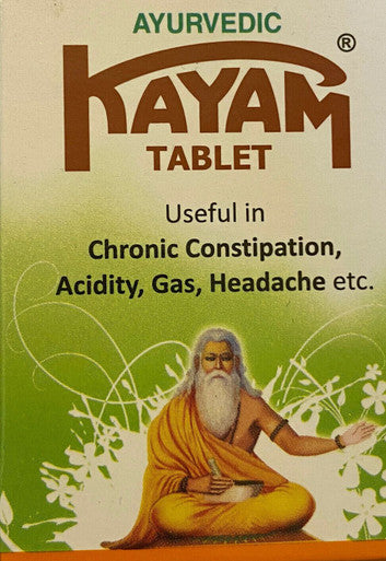 KAYAM tablets Chronic Constipation Headache Hyperacidity 30