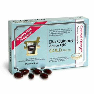 Bio-Quinone Active Q10 GOLD 100mg Coenzyme Q10 Supplement 20 capsule