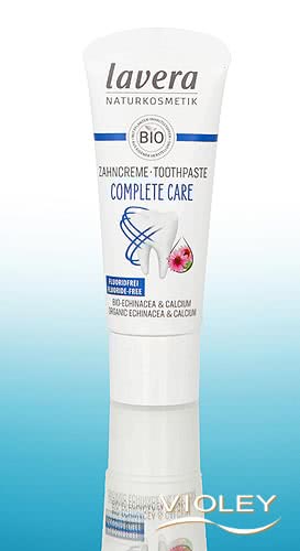 Lavera Complete Care Toothpaste, fluoride free, travel size, 20 ml