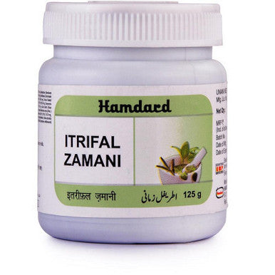 Itrifal zamani 125g Reduces painful headache Aids treatment of constipation and colic pain Strengthens the brain's power