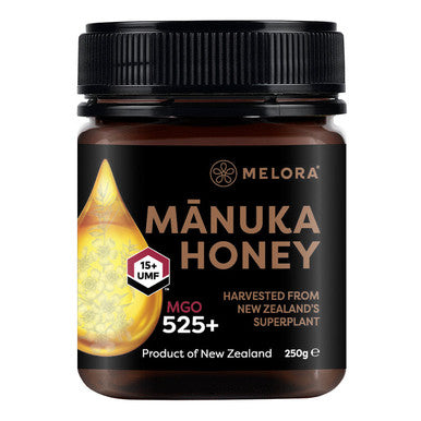 Manuka Honey 525+ MGO 250g from New Zealand's native Manuka flowers