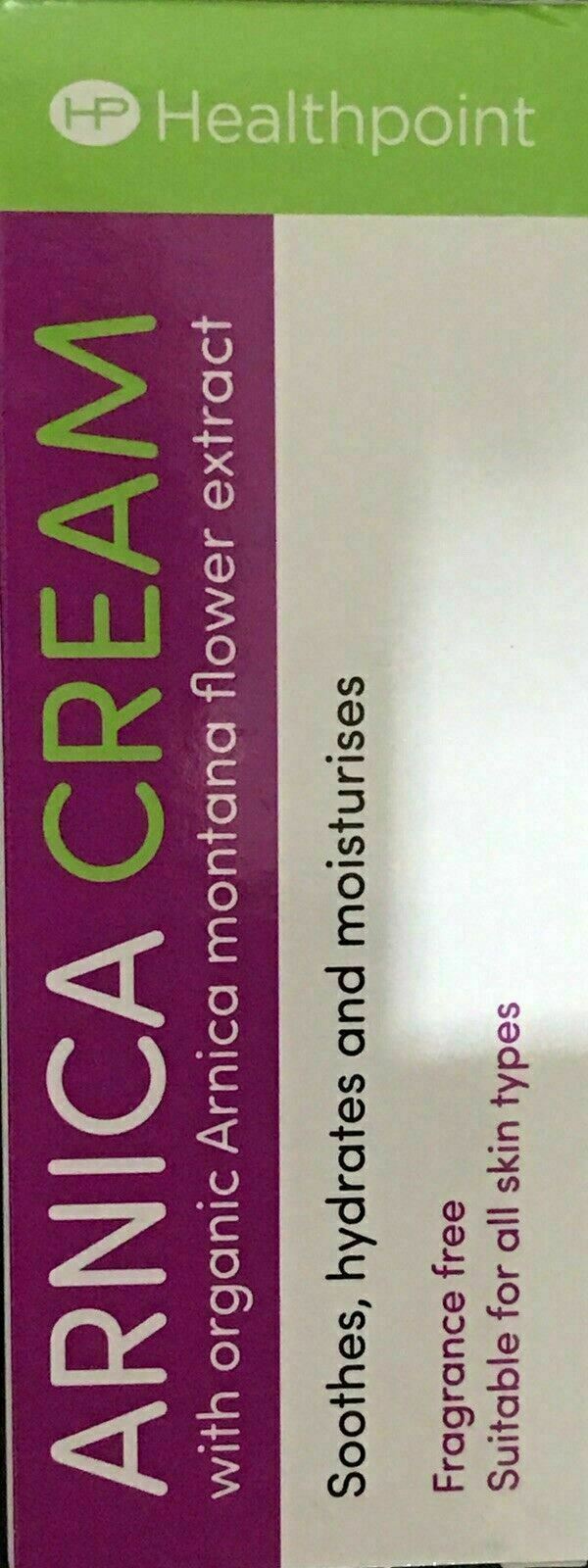 Arnica Cream with organic arnica mantana extract soothes hydrates 50ml