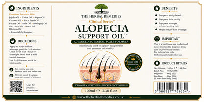 Alopecia Support Oil™ – Clinical Series | Advanced Botanical Scalp Formula