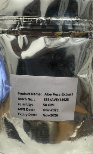 Aloe Vera Extract Powder 50g for skin & Hair, digestive issues, blood circulatio