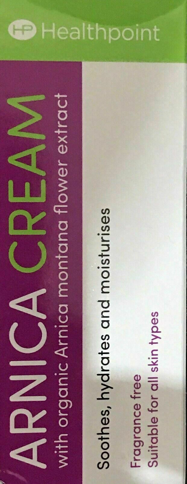 Arnica Cream with organic arnica mantana extract soothes hydrates 50ml