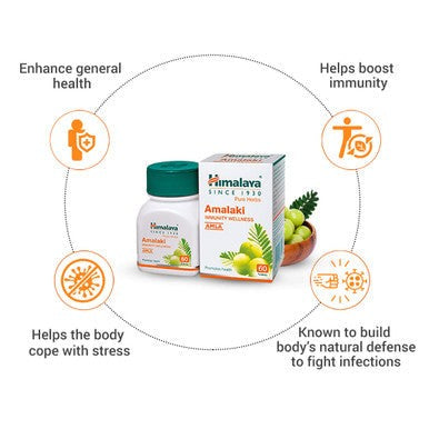 Amalaki amla  helps boost immunity by building the body’s natural defense syst