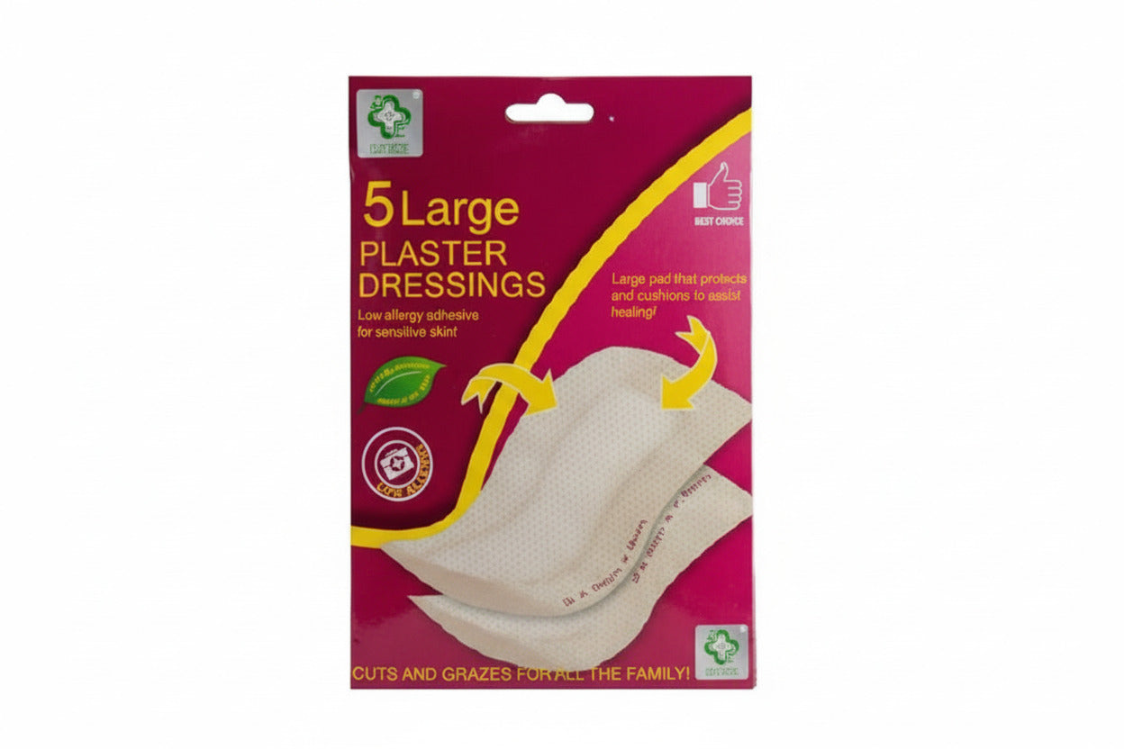 5 Large Plaster Dressings
