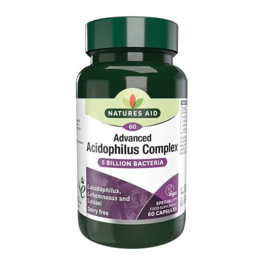 Advanced Acidophilus Complex 5 Billion | 60 Vegan Probiotic Capsules