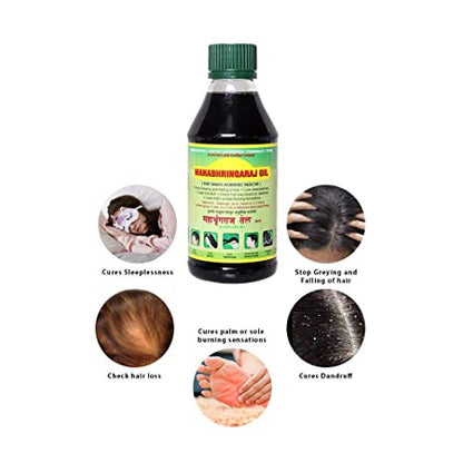 Mahabhringraj Herbal Hair Oil - Falling Hair