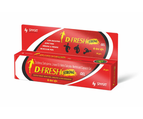 D-FRESH STRONG GELfor all kind of pain relief 15g